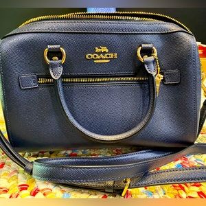 Coach mini purse with long strap